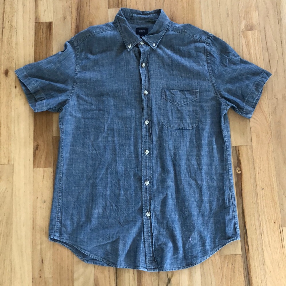 Jcrew denim button down t-shirt